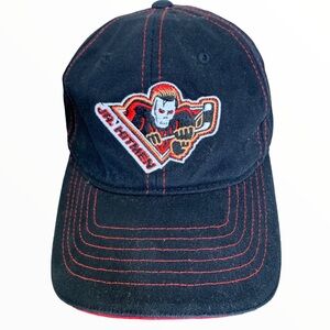 CALGARY JR Hitmen Hockey Print Logo Ball Cap Black Mens One Size